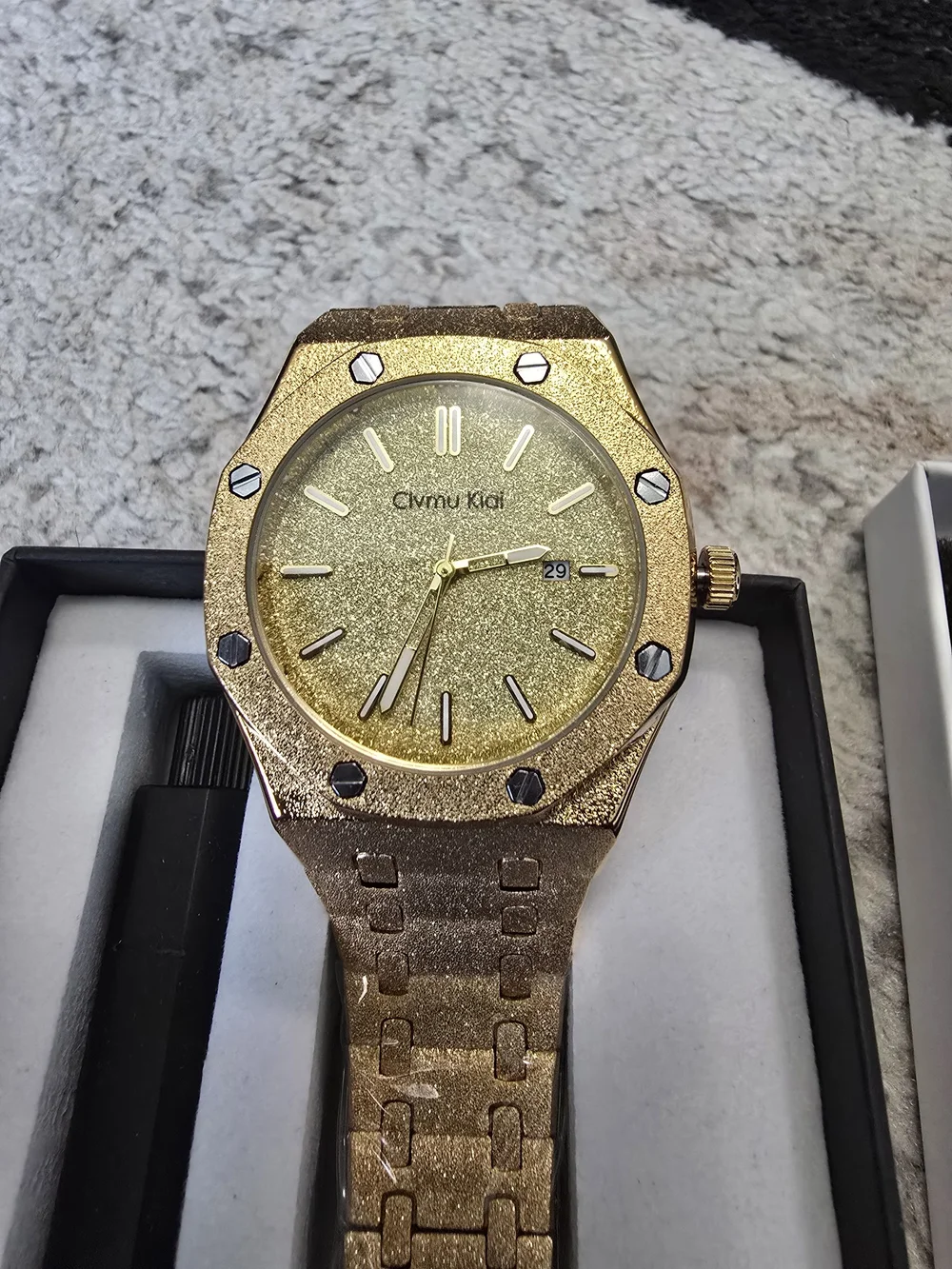 Gold Men's Stainless Steel Authomatic  Watch